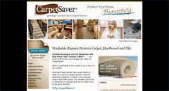 Desktop Screenshot of carpetsaver.com